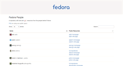 Desktop Screenshot of fedorapeople.org