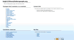 Desktop Screenshot of leigh123linux.fedorapeople.org