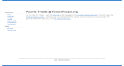 Desktop Screenshot of pfrields.fedorapeople.org