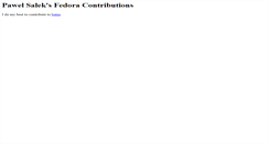 Desktop Screenshot of pawsa.fedorapeople.org